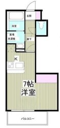 CROSS COURT Naka-Aokiの物件間取画像